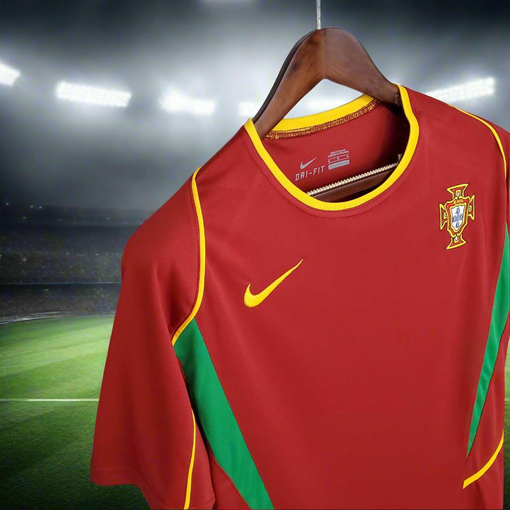 Portugal 02-04 Home Retro Shirt side