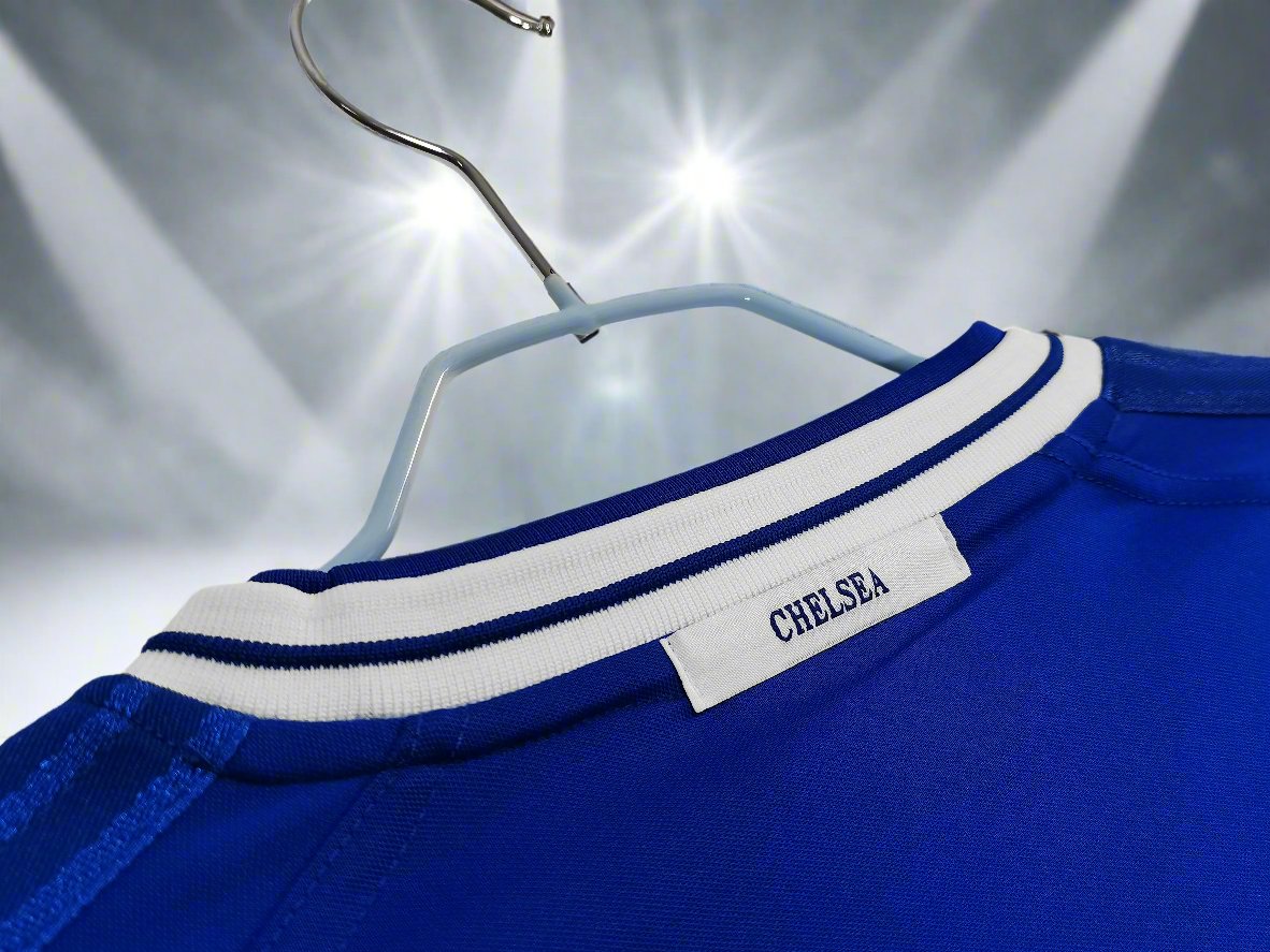 Chelsea 99-01 Home Retro Shirt collar