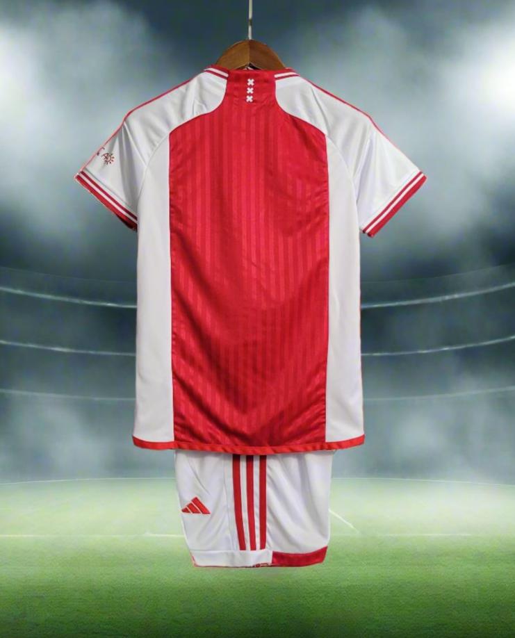 Ajax Kids 23-24 Home Kit rear