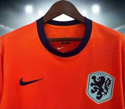 Netherlands 24-25 Home Shirt collar