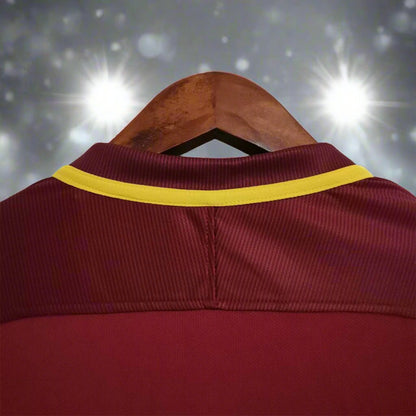 Roma 17-18 Home Retro Shirt collar