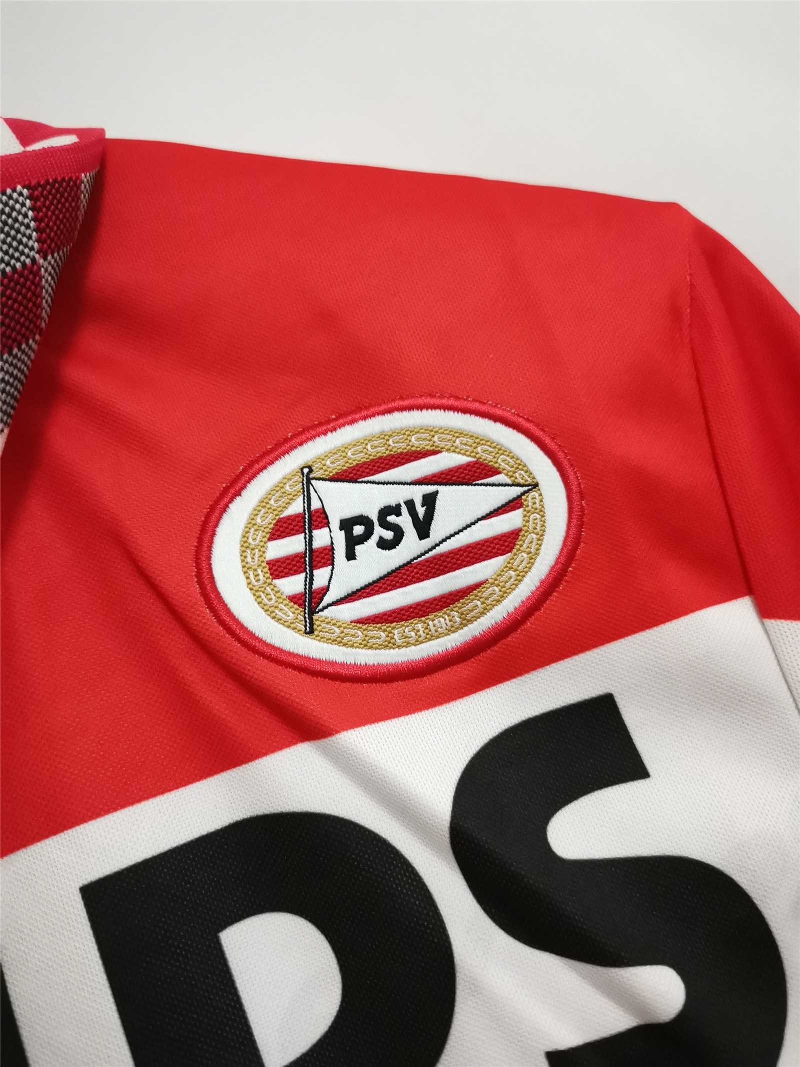 PSV Eindhoven 95-96 Home Retro Shirt crest