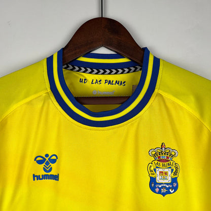 UD Las Palmas 23-24 Home Shirt neck