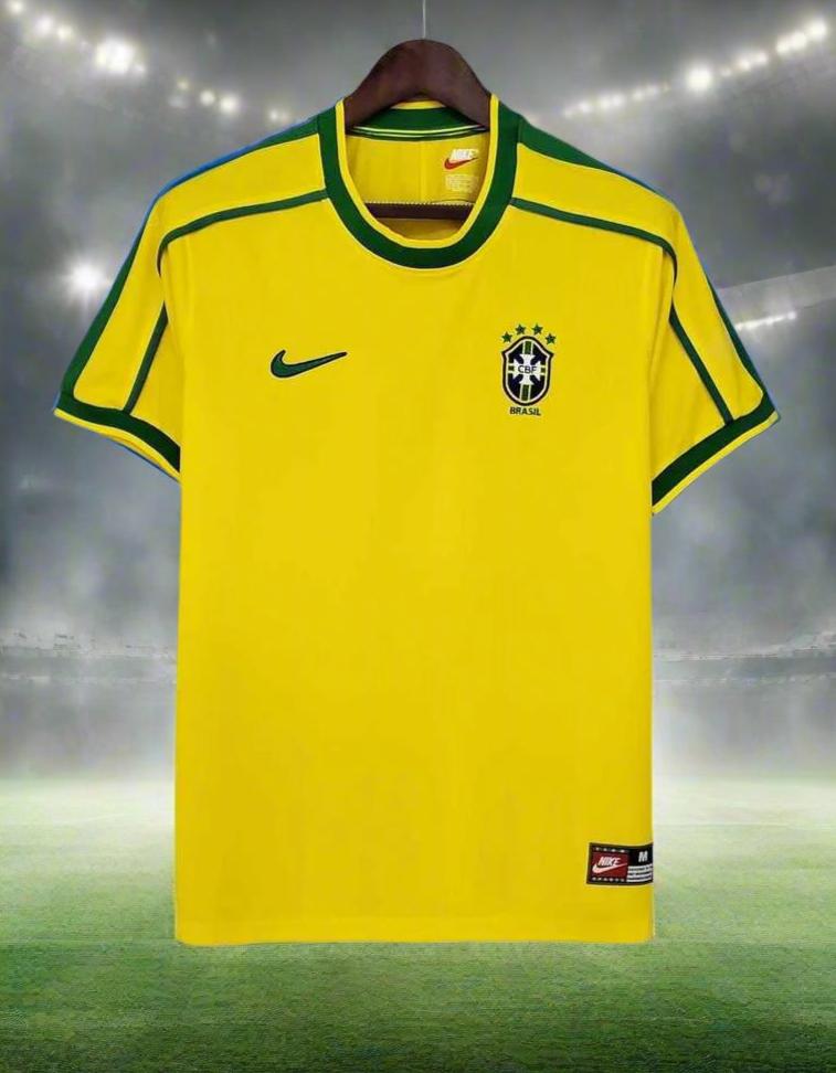 Brazil 98-00 Home Retro Shirt