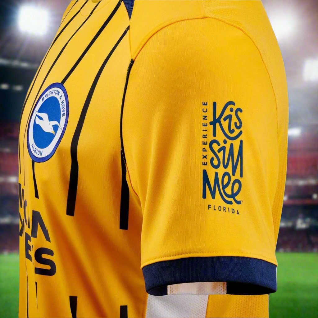 Brighton & Hove Albion 24-25 Away Shirt sleeve