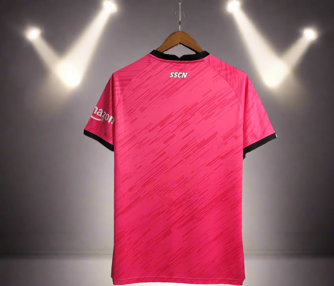 SSC Napoli 22-23 Goalkeeper Pink Shirt back