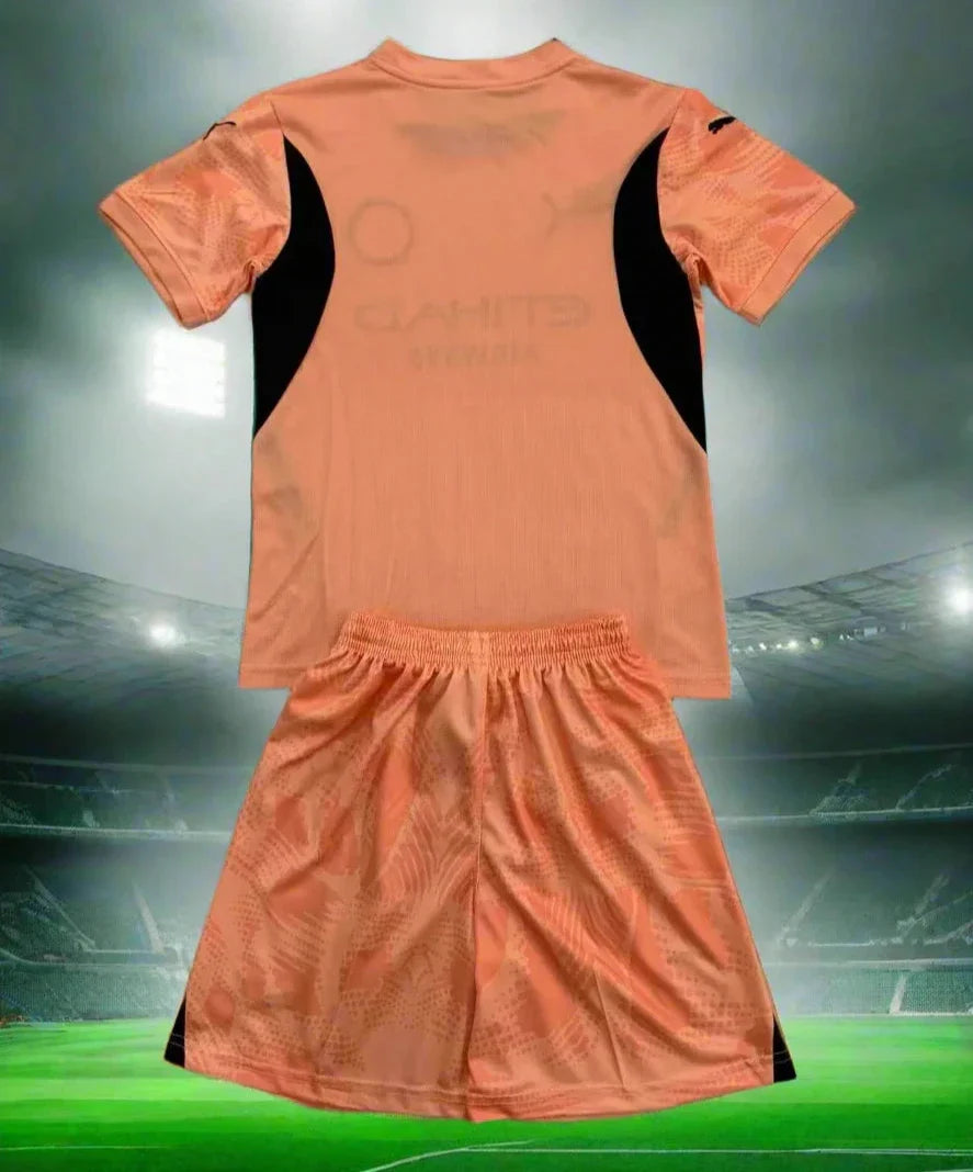 Manchester City Kids 24-25 Goalkeeper Kit rear