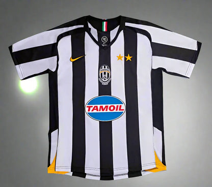 Juventus 05-06 Home Retro Shirt front