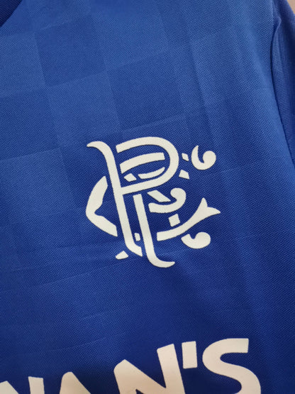 Rangers  87-90 Home Retro Shirt crest