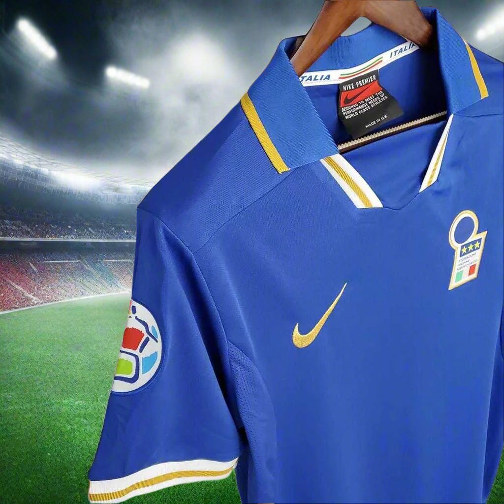 Italy 96-98 Home Retro Shirt side