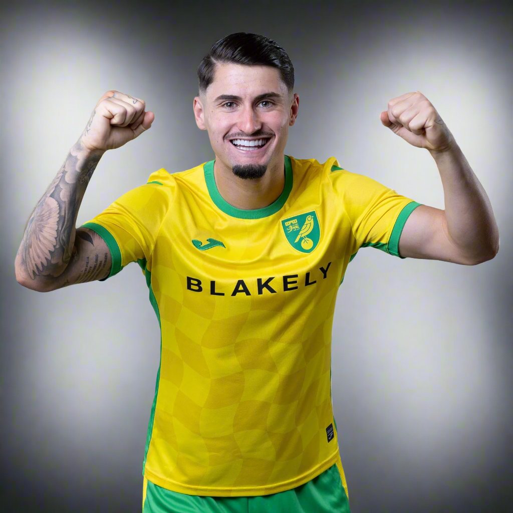 Norwich City 24-25 Home Shirt model