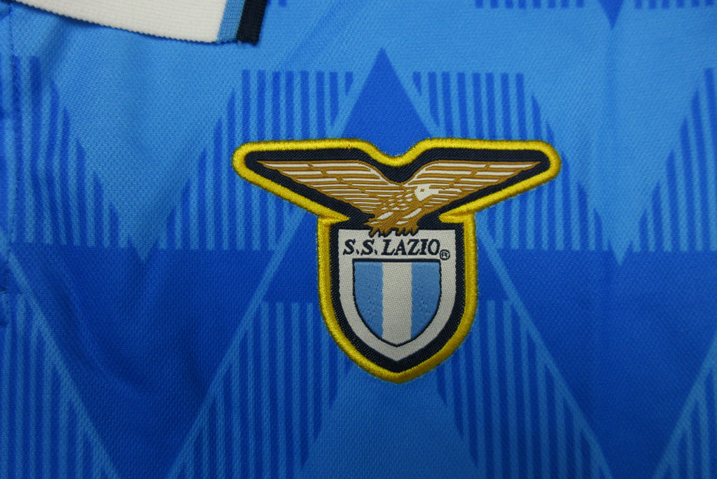 Lazio 89-91 Home Retro Shirt crest