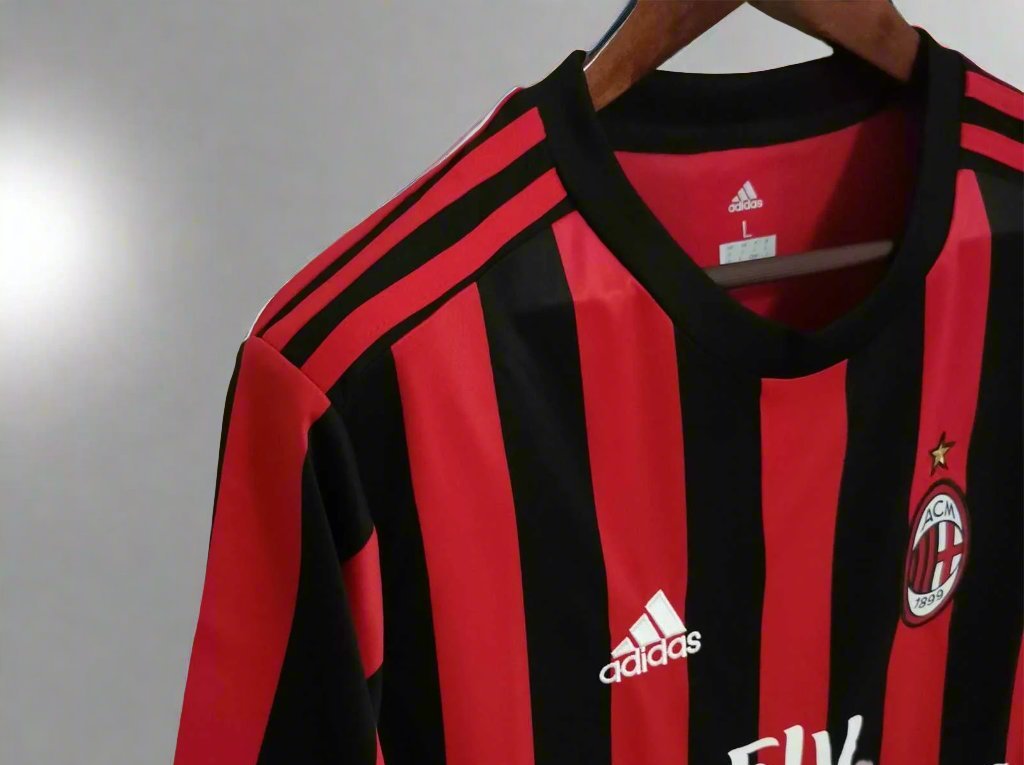 AC Milan 17-18 Home Retro Shirt side