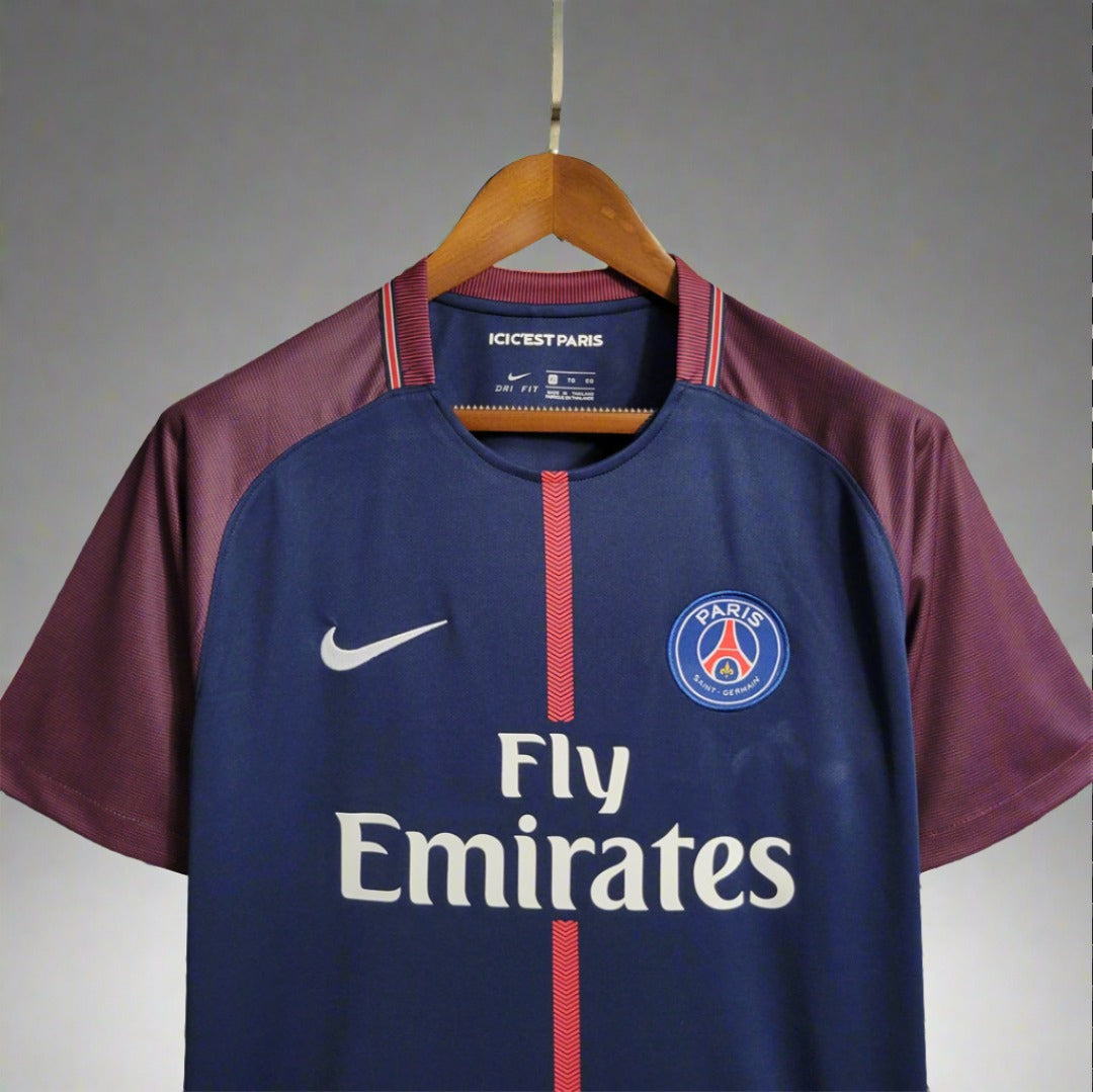 PSG 17-18 Home Retro Shirt sponsor