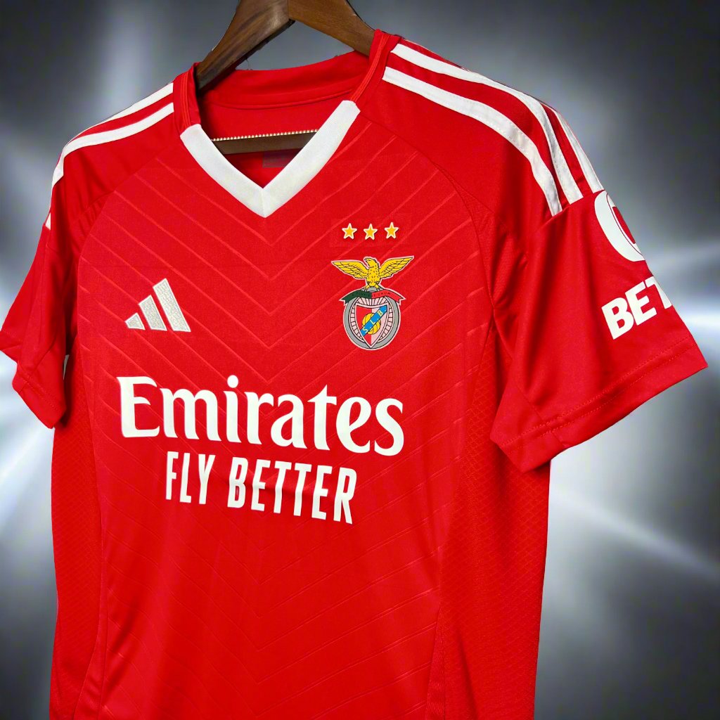 Benfica 24-25 Home Shirt sleeve