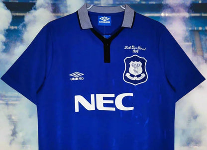 Everton 95-96 Home Shirt logo