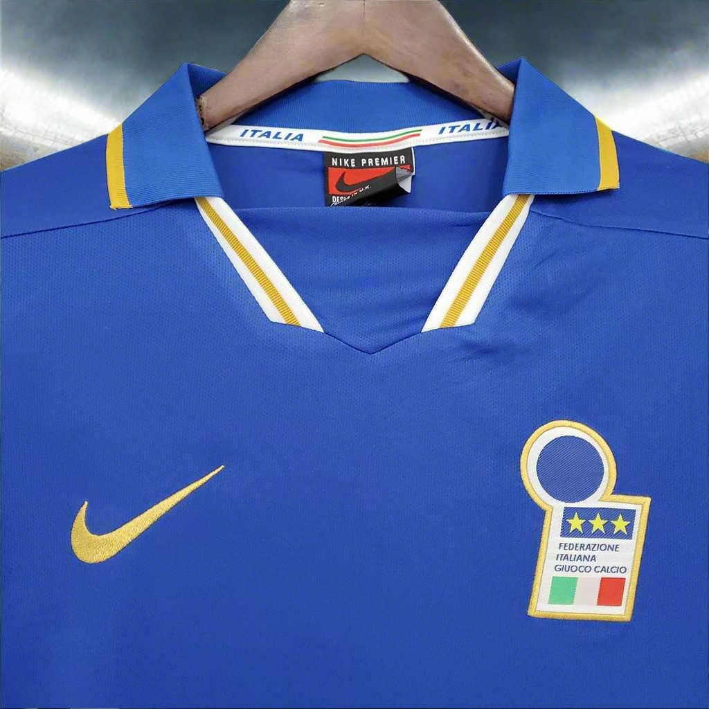 Italy 96-98 Home Retro Shirt neck