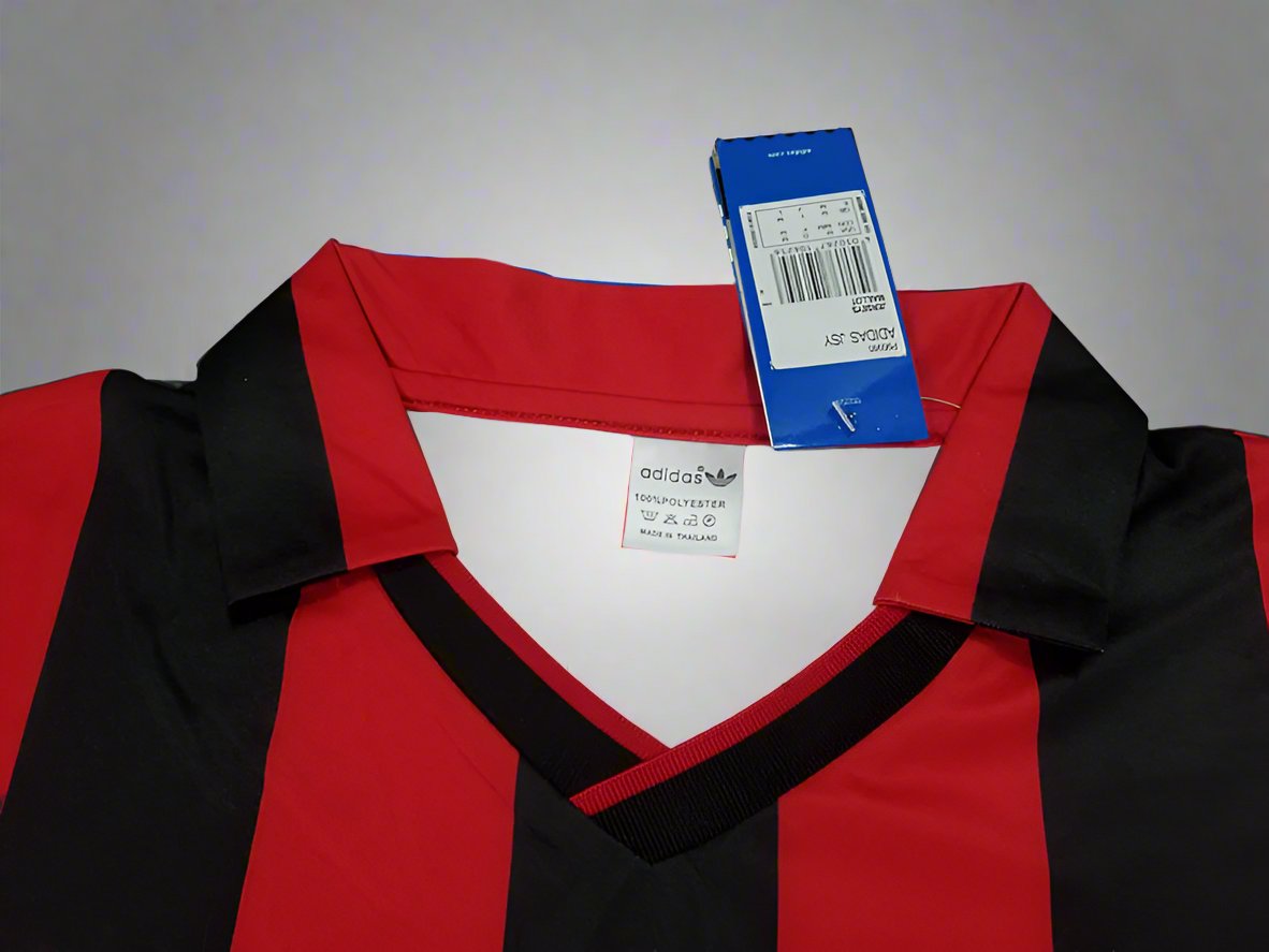 AC Milan 91-92 Home Retro Shirt collar