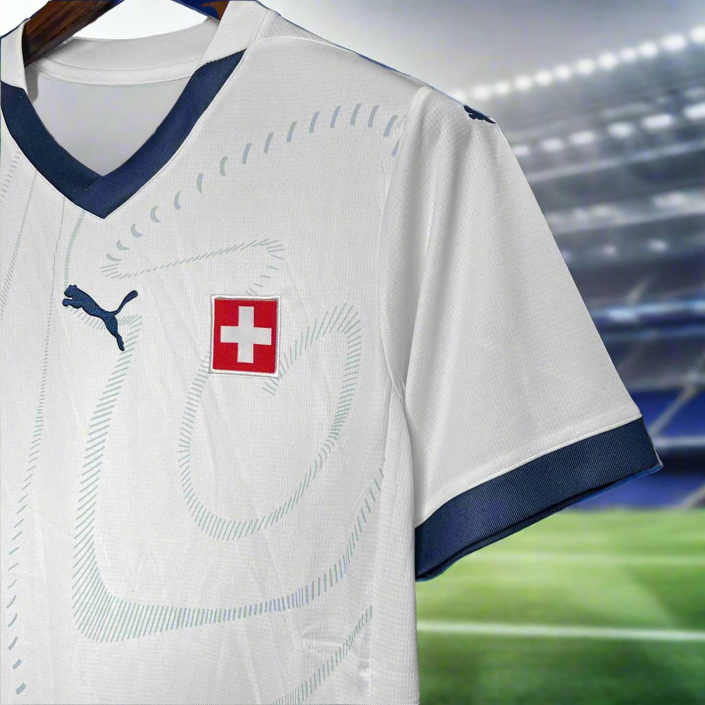 Switzerland 24-25 Away Shirt crest