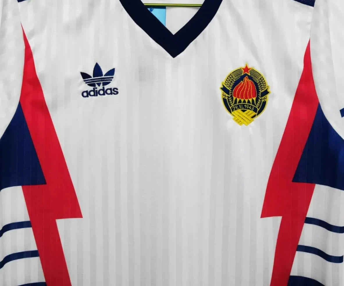 Yugoslavia 90-92 Away Retro Shirt crest