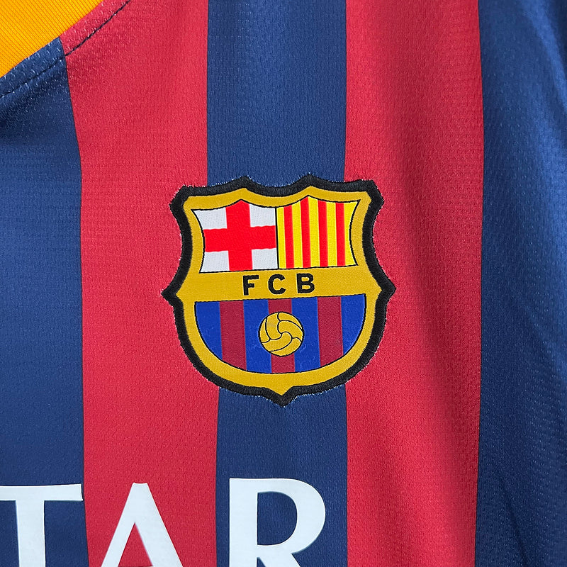 Barcelona 13-14 Home Retro Shirt badge