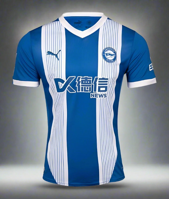 Deportivo Alaves 24-25 Home Shirt Front