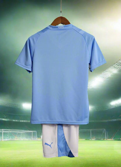 Manchester City Kids 23-24 Home Kit rear