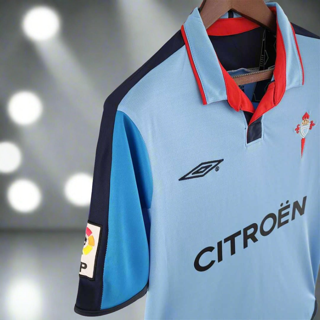 Celta Vigo 03-05 Home Retro Shirt sponsor