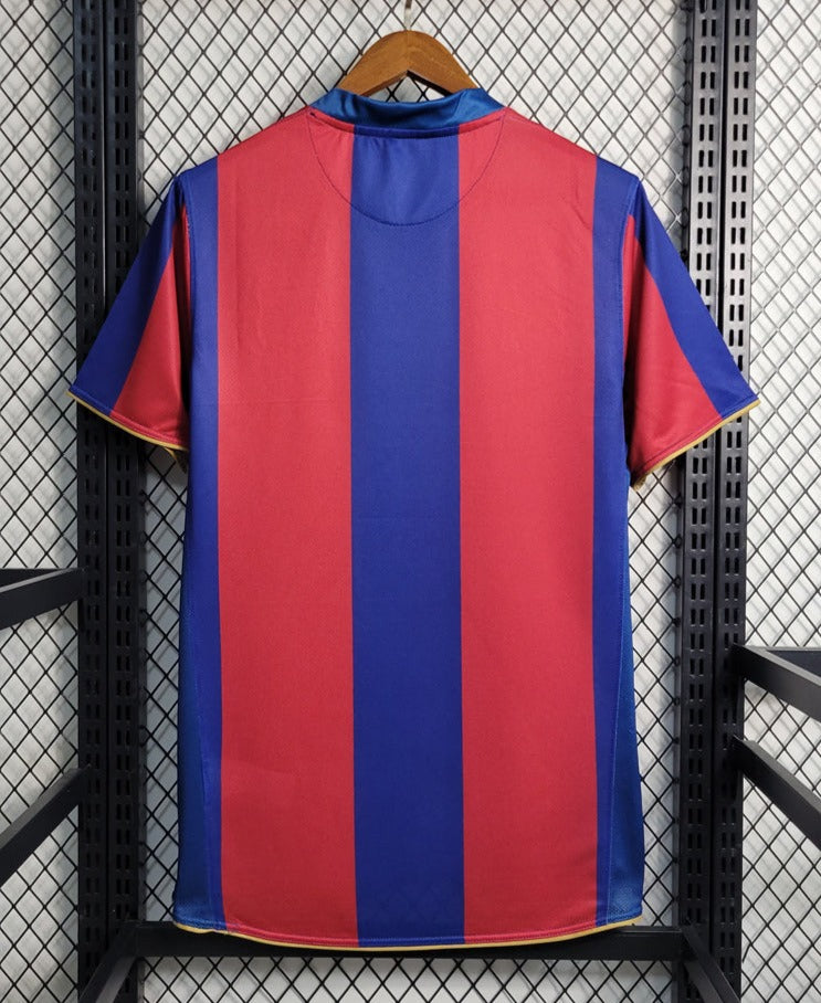 Barcelona 07-08 Home Retro Shirt rear