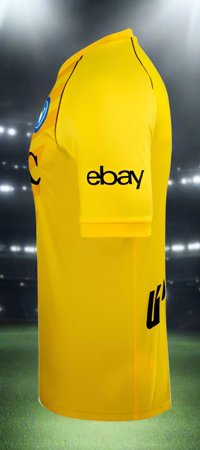 SSC Napoli 23-24 Goalkeeper Yellow Shirt sleeve