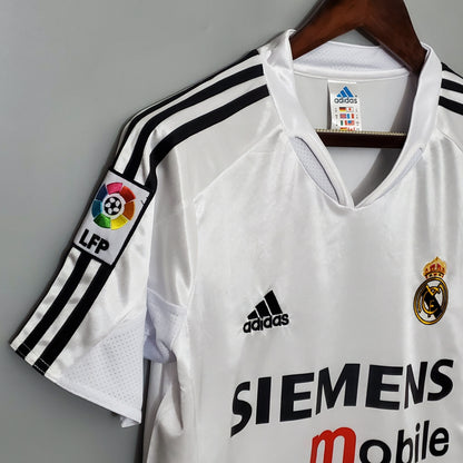 Real Madrid 04-05 Home Retro Shirt side