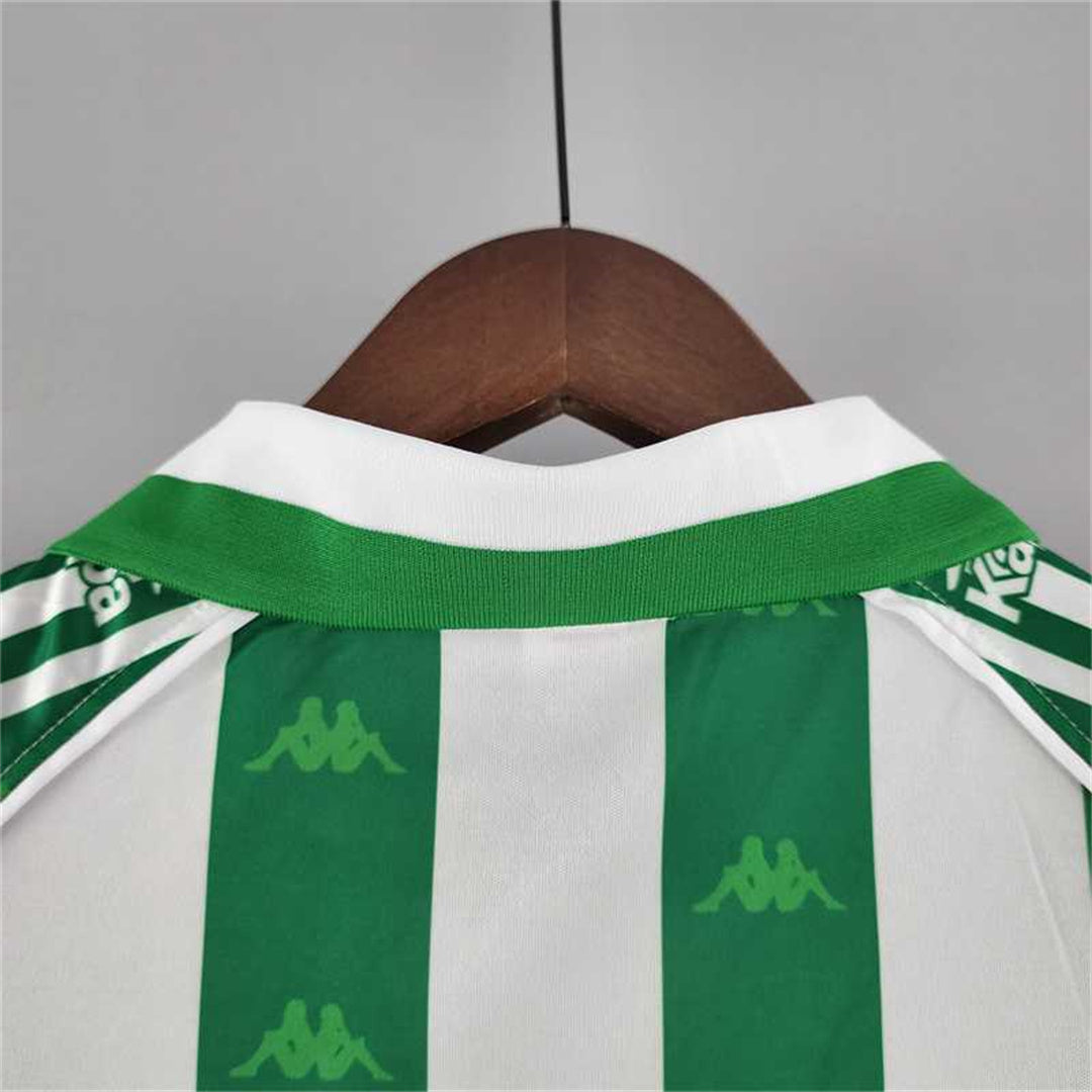 Real Betis 96-97 Home Retro Shirt collar