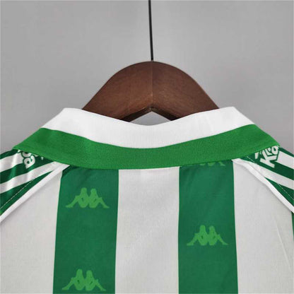 Real Betis 96-97 Home Retro Shirt collar