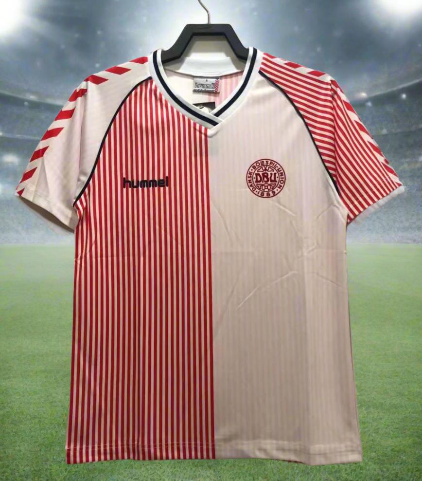 Denmark 86-88 Away Retro Shirt 