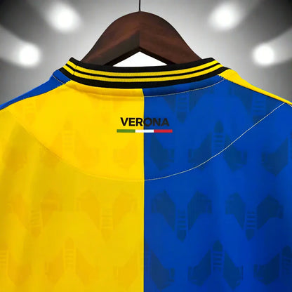 Hellas Verona 22-23 Commemorative Shirt collar