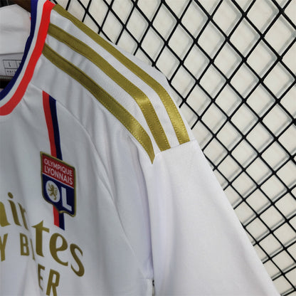 Olympique Lyonnais 23-24 Home Shirt sleeve