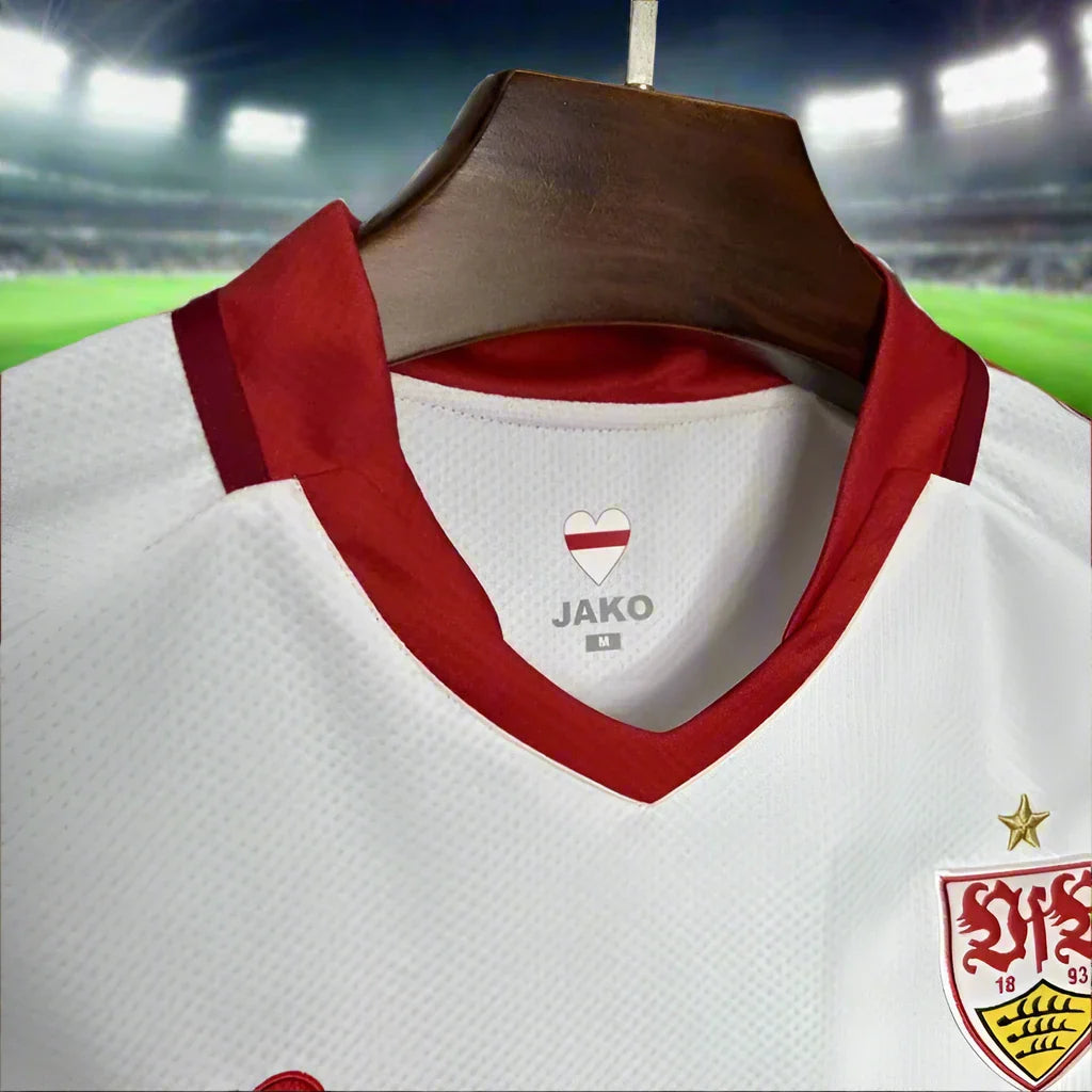 VfB Stuttgart 24-25 Home Shirt collar