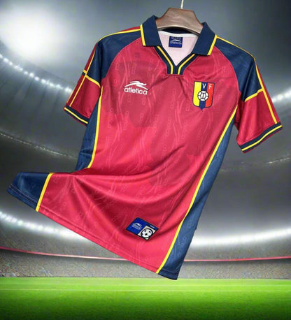 Venezuela 00-01 Home Retro Shirt wind