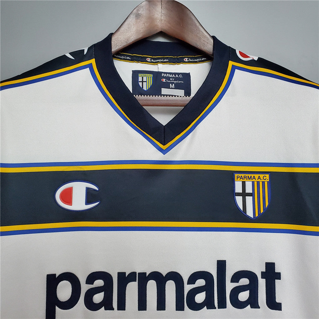 Parma 02-03 Away Retro Shirt collar