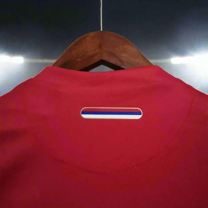 Serbia 10-12 Home Retro Shirt collar