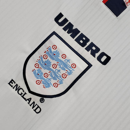 England 98-00 Home Retro Shirt crest