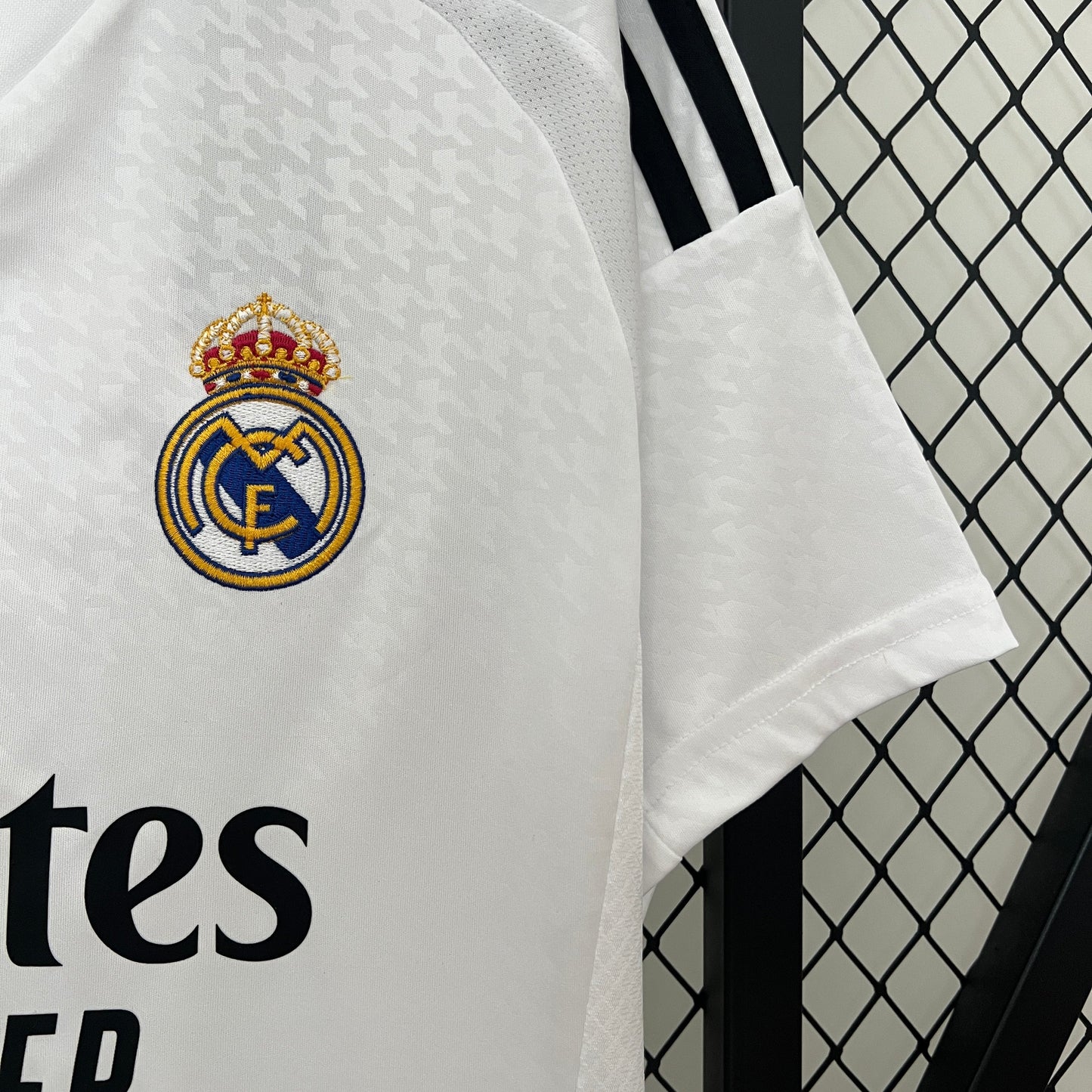 Real Madrid 24-25 Home Shirt sleeve