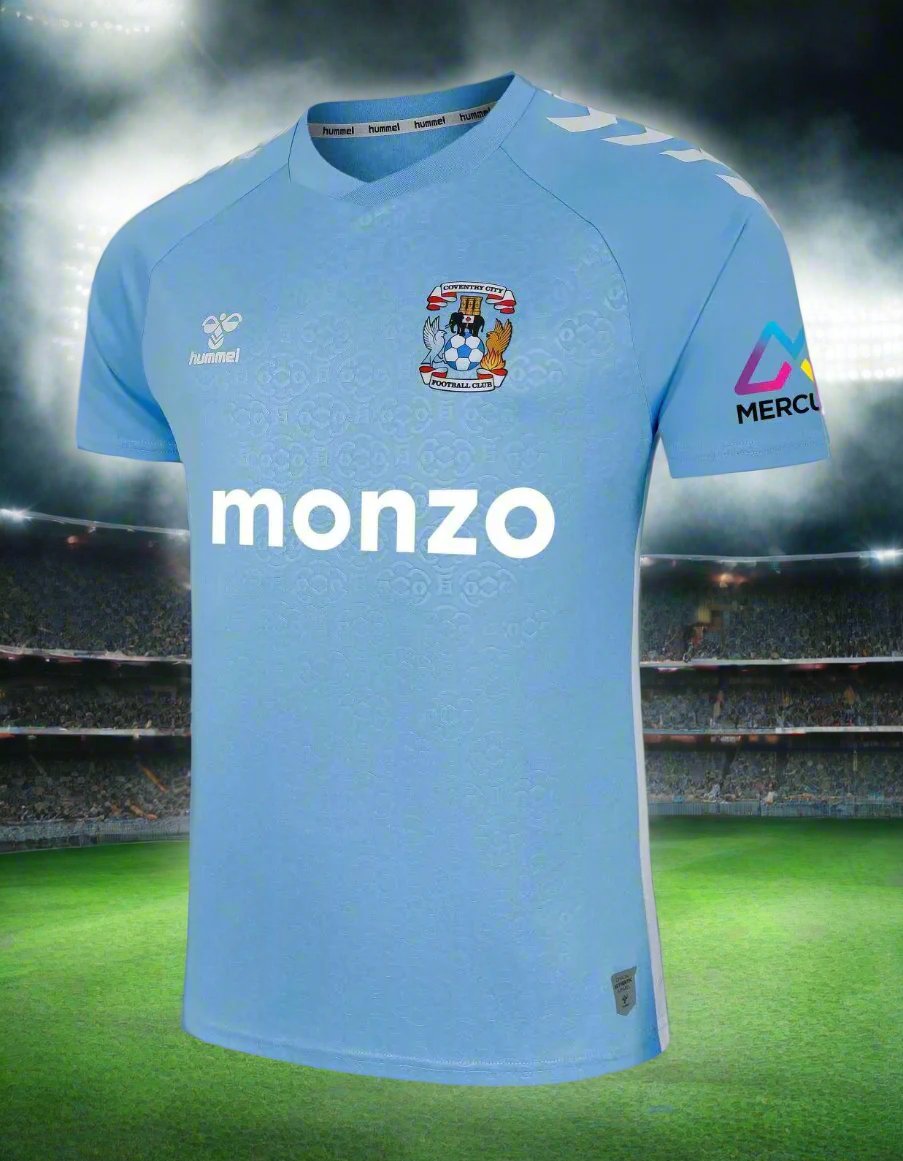 Coventry City 24-25 Home Shirt  sleeve