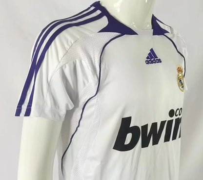 Real Madrid 06-07 Home Retro Shirt sponsor