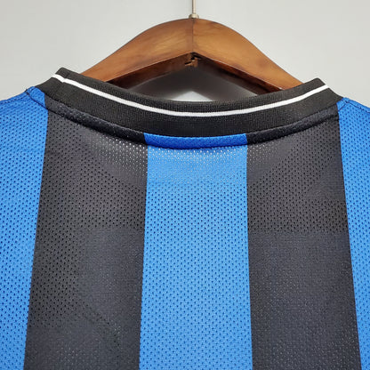 Inter Milan 09-10 Home Retro Shirt collar