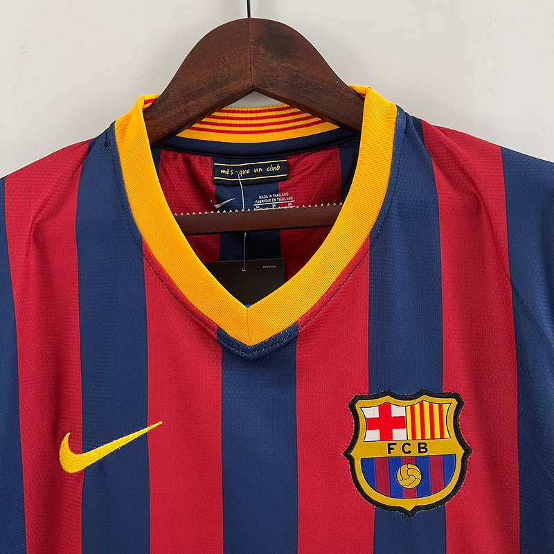 Barcelona 13-14 Home Retro Shirt front