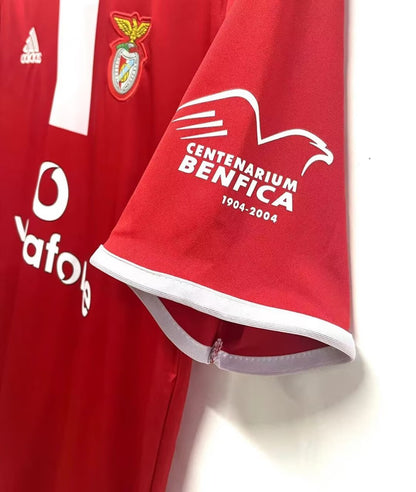 Benfica 04-05 Home Retro Shirt 👚 sleeve