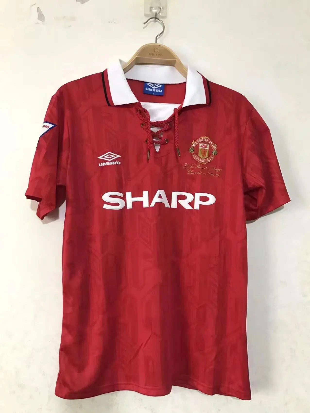 MNU 92-94 Home Shirt With Patch