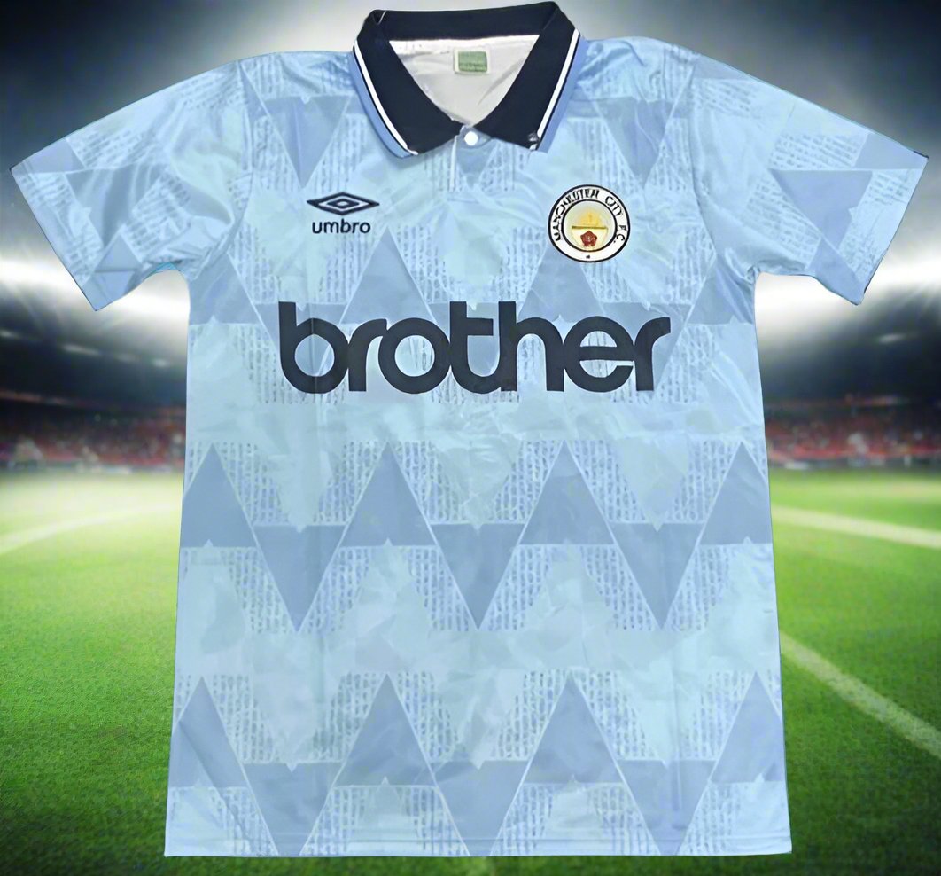 Manchester City 89-91 Home Shirt