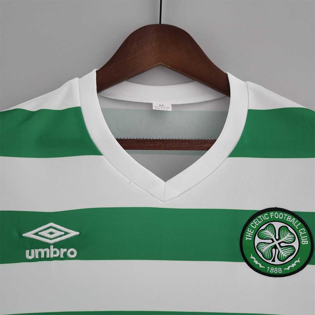 Celtic 79-82 Home Retro Shirt neck